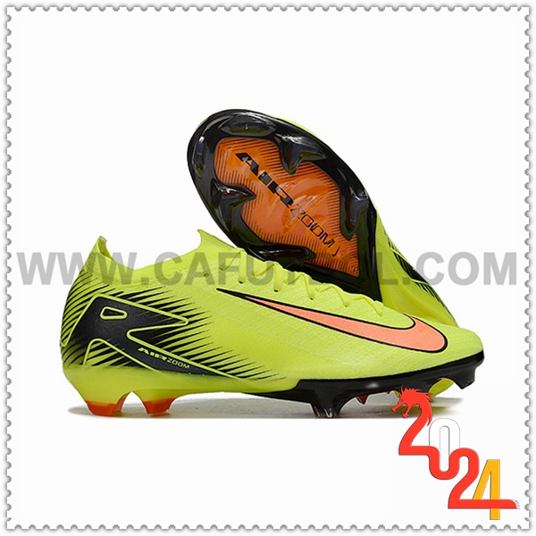 Nike Botas De Fútbol AIR Zoom Mercurial Vapor 16 Elite XXV FG Amarillo/Negro/Naranja