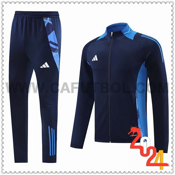 Chandal Chaqueta Futbol Adidas azul real 2024 2025