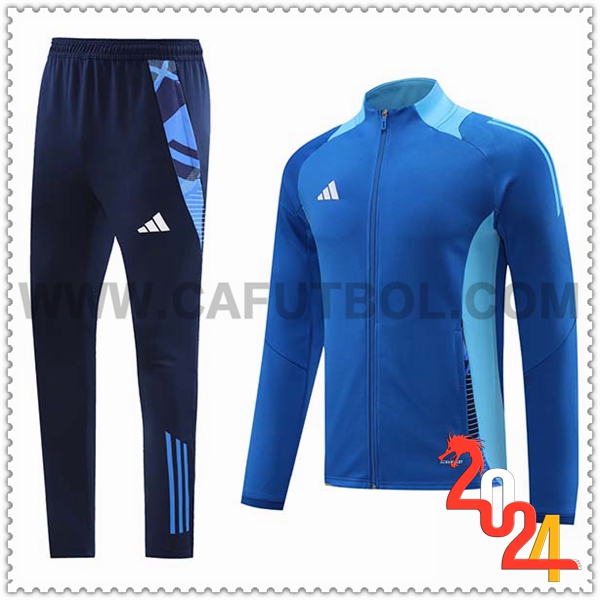 Chandal Chaqueta Futbol Adidas Azul 2024 2025