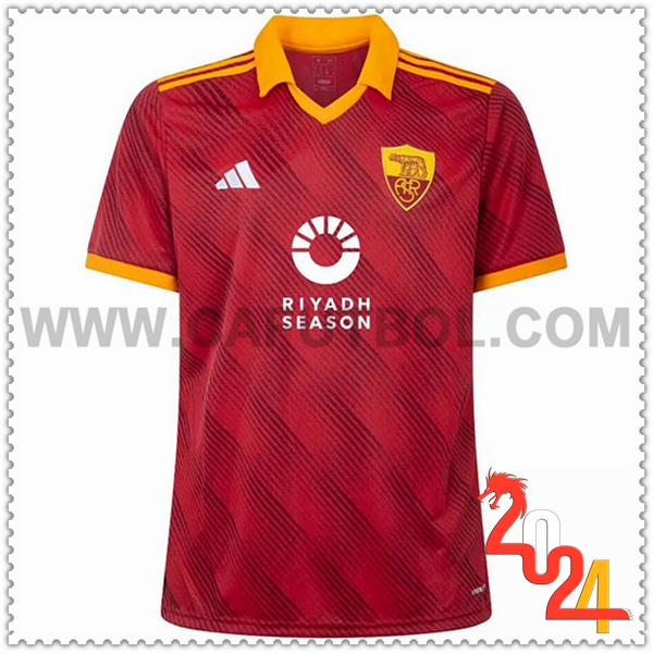 Camiseta Futbol AS Roma Cuarto Rojo 2023/2024