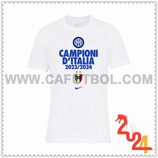Camiseta Inter Milan Blanco T-Shirt Champion 2023/2024