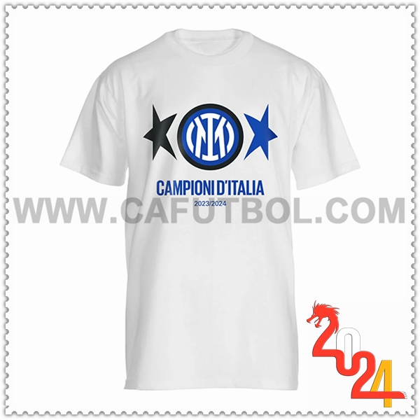 Camiseta Inter Milan Blanco T-Shirt Champion 2023/2024