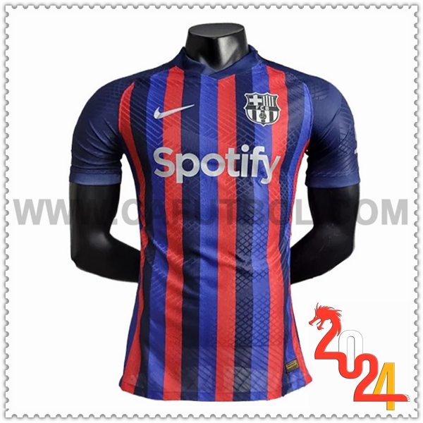 Camiseta Futbol FC Barcelona Azul Rojo Edicion especial 2024 2025