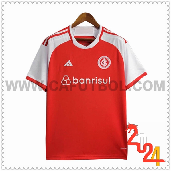 Primera Camiseta Futbol Internacional Rojo Blanco 2024 2025