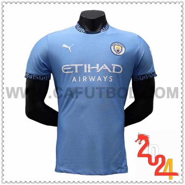 Primera Camiseta Futbol Manchester City Azul 2024 2025