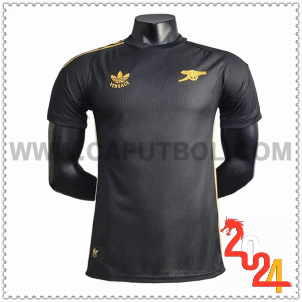 Camiseta Futbol Arsenal Negro Edicion especial 2024 2025