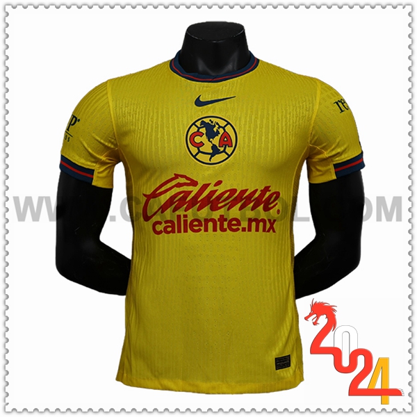 Primera Camiseta Futbol Club America AMARILLO 2024 2025