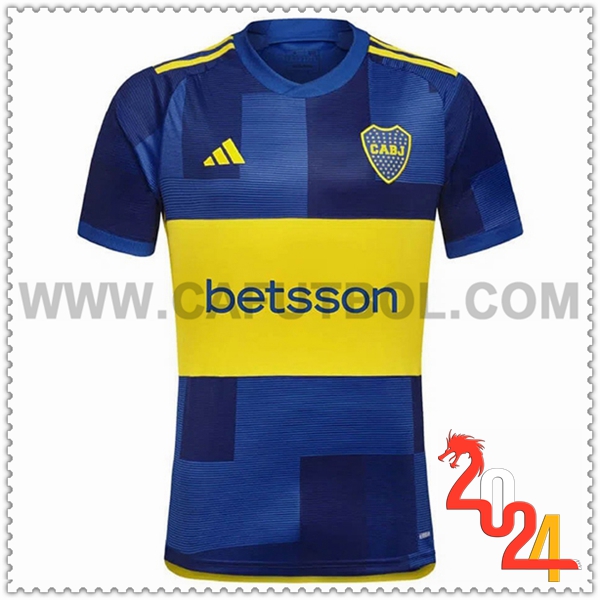 Primera Camiseta Futbol Boca Juniors Amarillo Azul 2024 2025