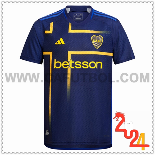 Tercero Camiseta Futbol Boca Juniors Azul 2024 2025