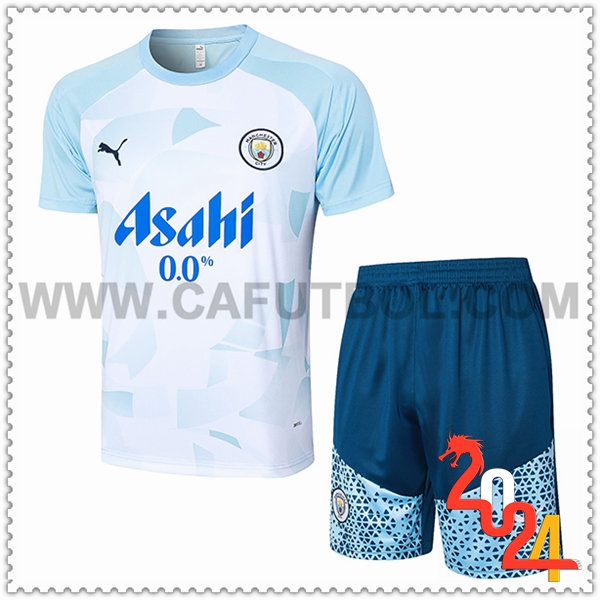 Camiseta Entrenamiento Manchester City Azul Claro 2024 2025