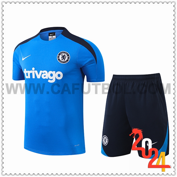 Camiseta Entrenamiento FC Chelsea Azul/Negro 2024 2025