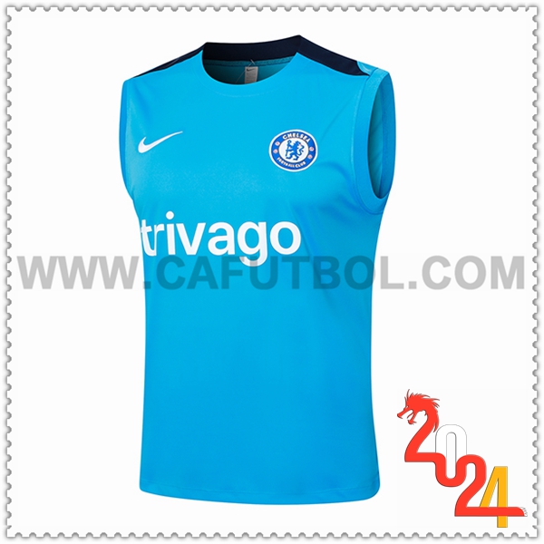 Chalecos De Futbol FC Chelsea Azul 2024 2025