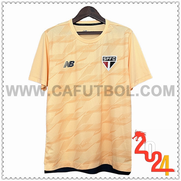 Camiseta Entrenamiento Sao Paulo FC Naranja 2024 2025