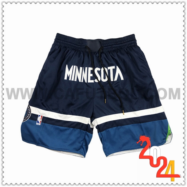 Cortos NBA Minnesota Timberwolves 2024/25 Azul -03