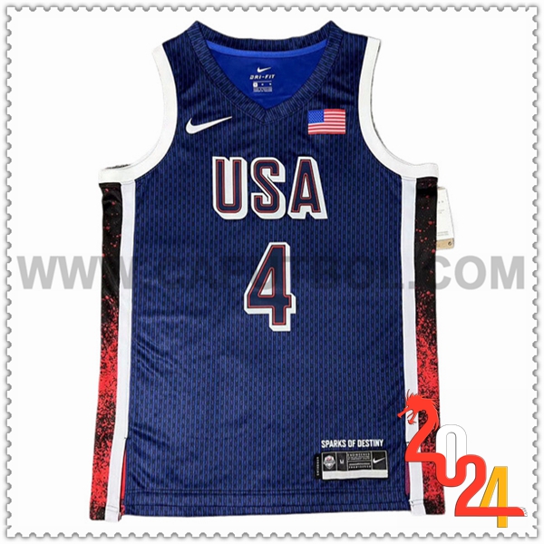 Camisetas De Futbol USA (CURRY #4) 2024/25 Azul