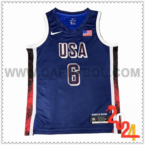 Camisetas De Futbol USA (JAMES #6) 2024/25 Azul