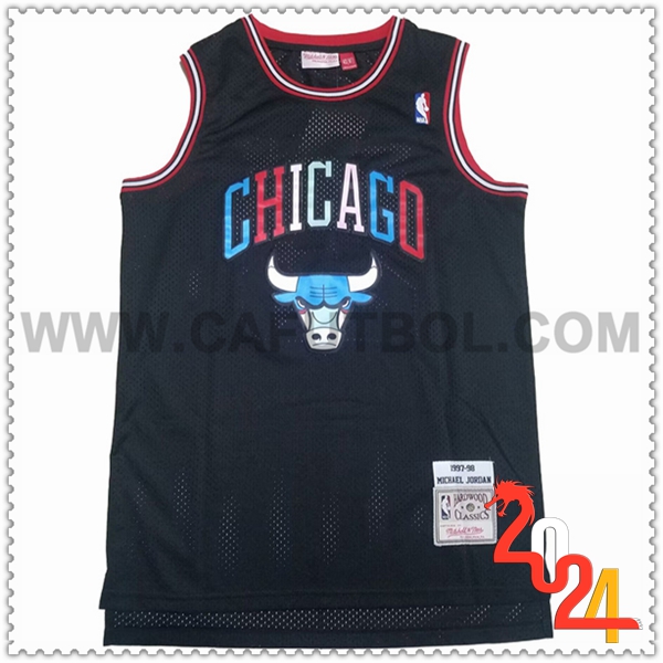 Camisetas De Futbol Chicago Bulls (JORDAN #23) 2024/25 Negro