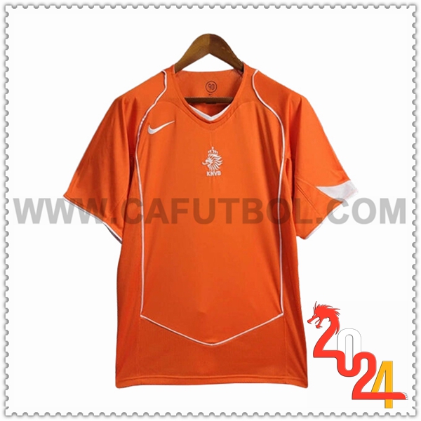 Primera Camiseta Retro Países Bajos 2004