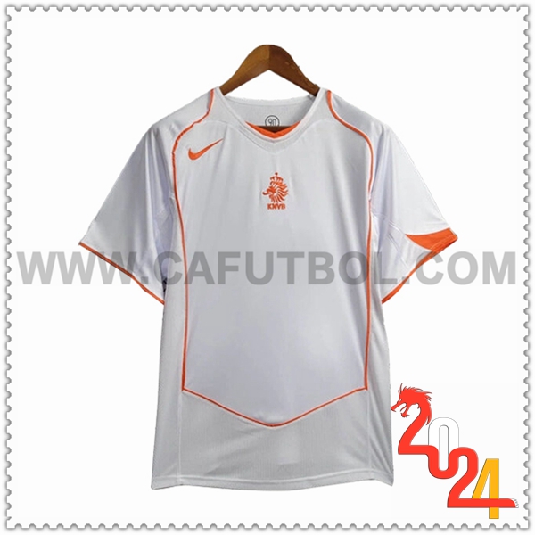 Segunda Camiseta Retro Países Bajos 2004