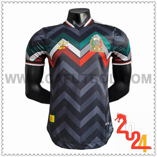 Camiseta Equipo Mexico Negro Edicion especial 2024 2025