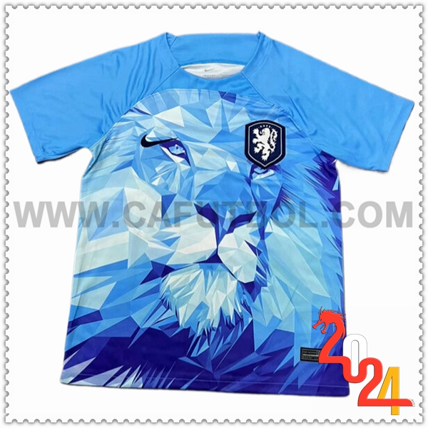 Camiseta Equipo Países Bajos Azul Special Version 2024 2025