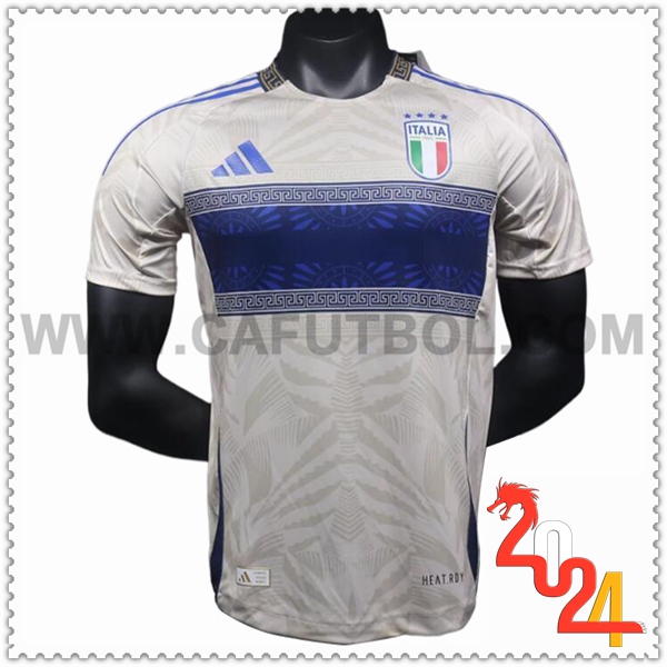 Camiseta Equipo Italia Blanco Versace Version 2024 2025