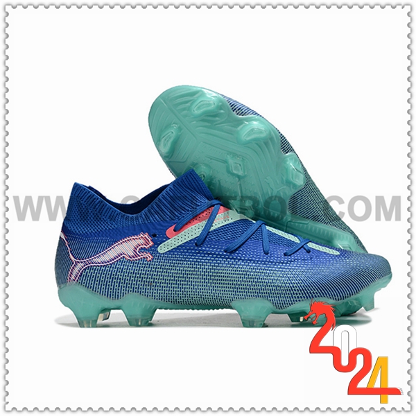 PUMA Botas De Fútbol FUTURE 7 ULTIMATE FG/AG Azul/Verde