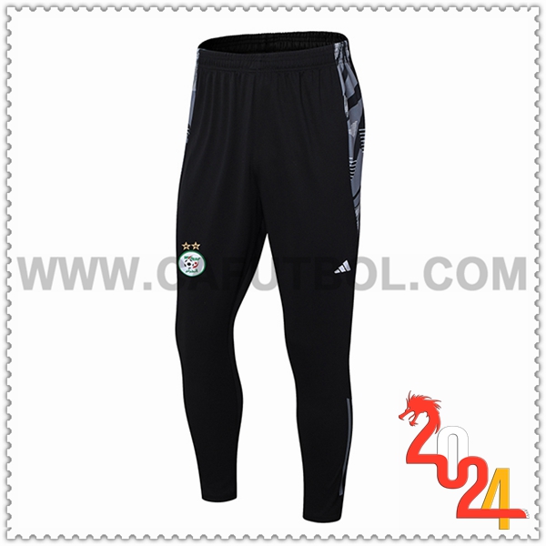 Pantalon Entrenamiento Algeria Negro/Gris 2024 2025