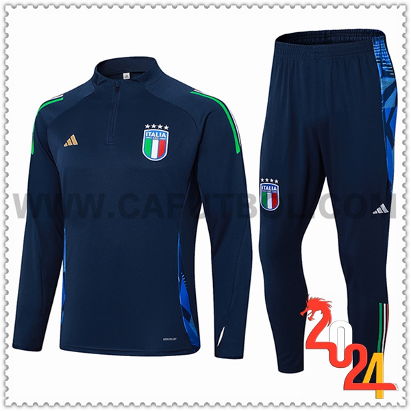 Chandal Futbol Italia azul real 2024 2025