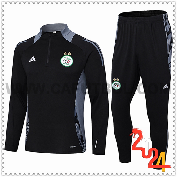 Chandal Futbol Algeria Negro/Gris 2024 2025