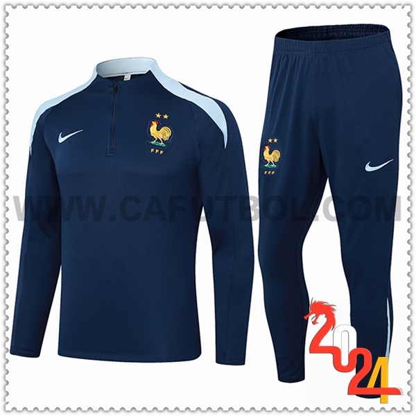 Chandal Futbol Francia azul real 2024 2025