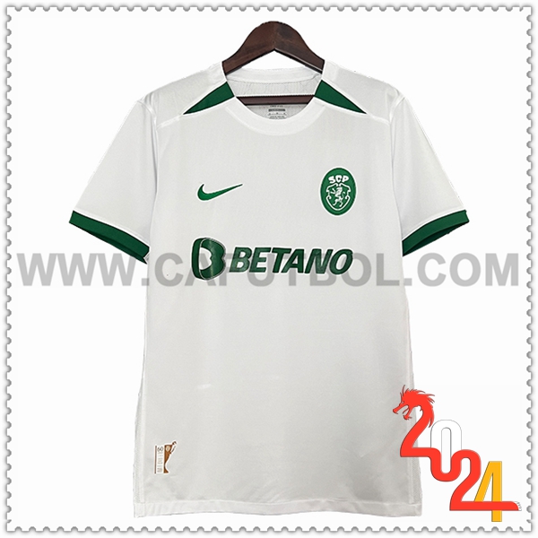 Camiseta Futbol Sporting Blanco Edicion especial 2024 2025