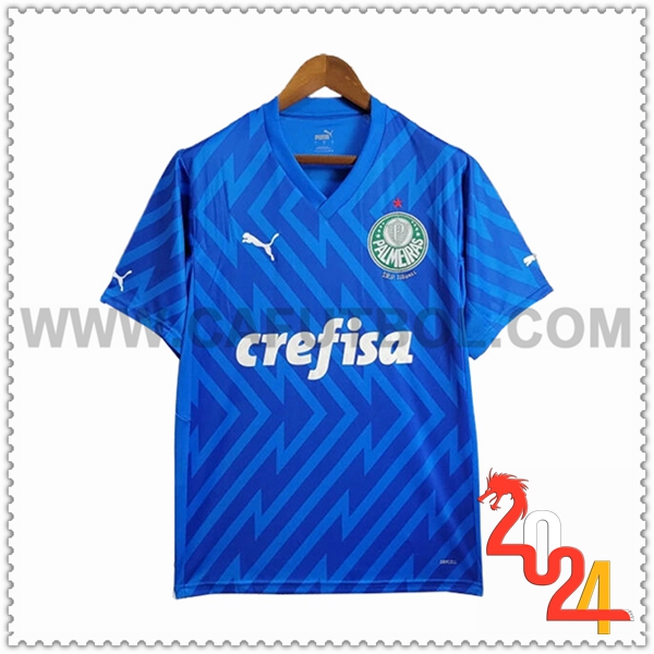 Camiseta Futbol Portero Palmeiras Azul 2024 2025