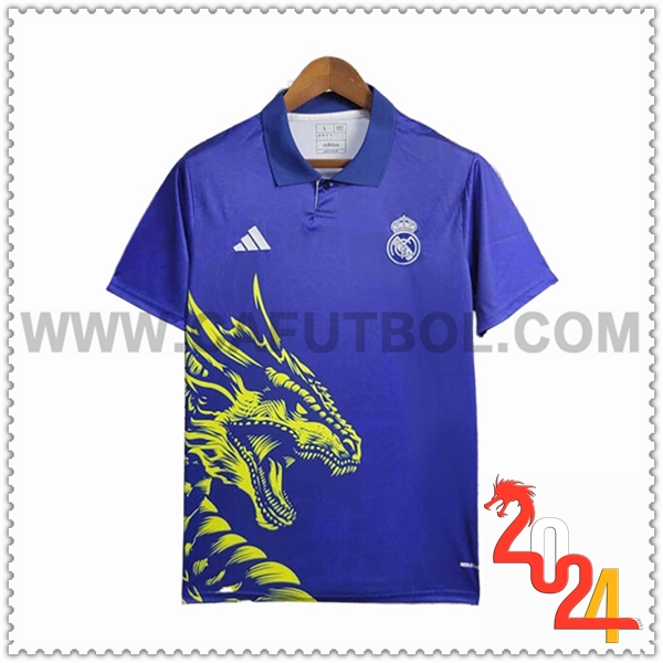 Camiseta Futbol Real Madrid Azul Edicion especial 2024 2025