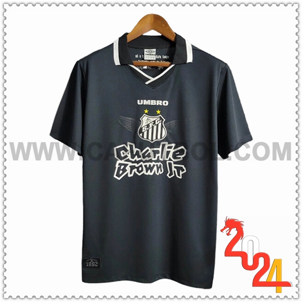 Camiseta Futbol Santos FC Negro Edicion especial 2024 2025
