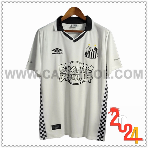 Camiseta Futbol Santos FC Blanco Edicion especial 2024 2025