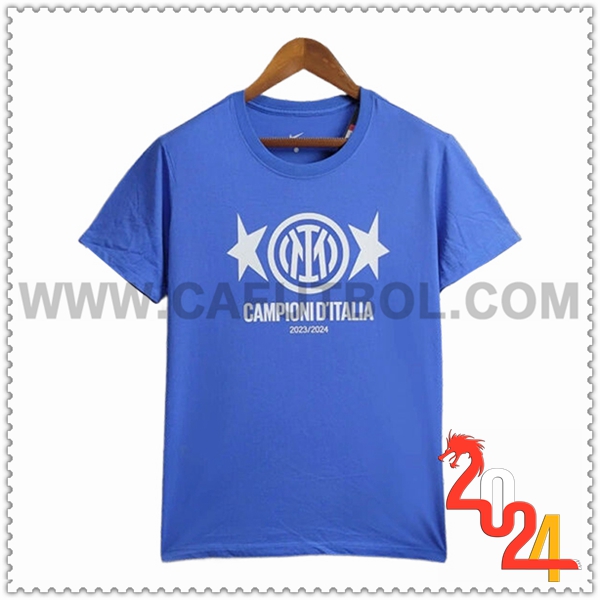 Camiseta Inter Milan Azul T-Shirt Champion 2 2023/2024