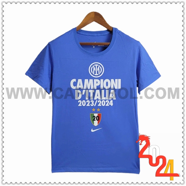 Camiseta Inter Milan Azul T-Shirt Champion 2023/2024