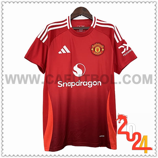 Primera Camiseta Futbol Manchester United 2024 2025