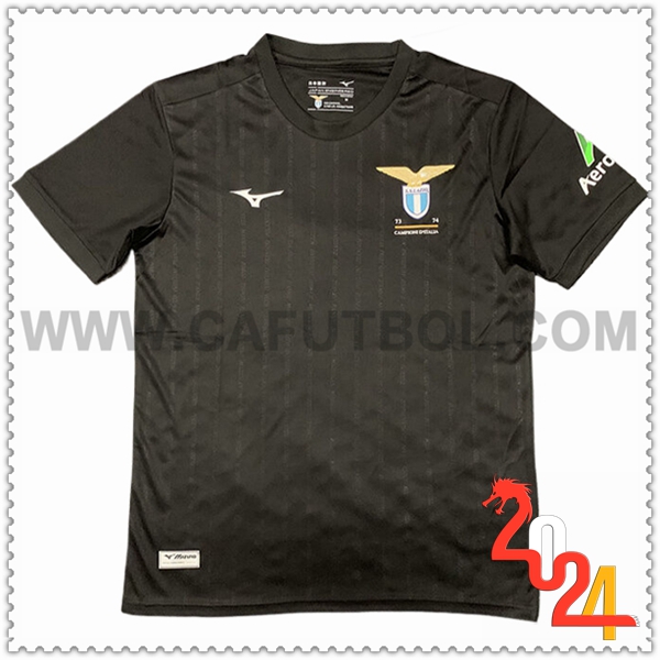 Camiseta Futbol Lazio Negro Edicion Conmemorativa 2024 2025