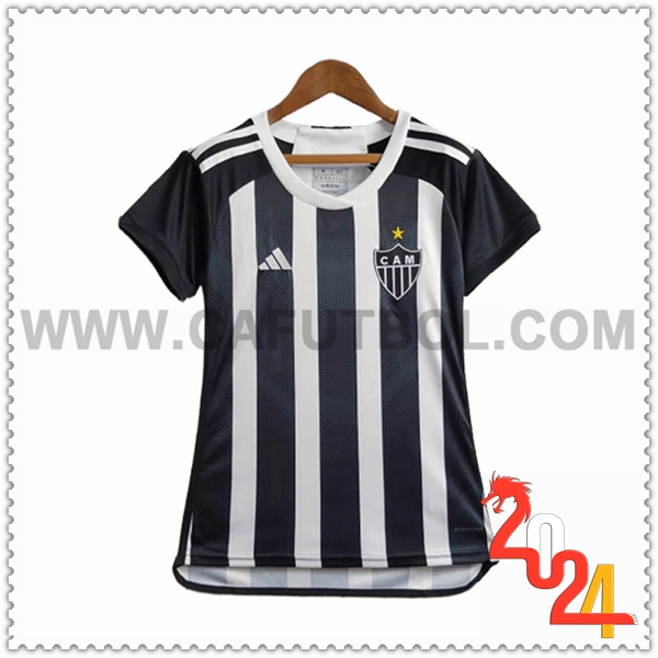 Primera Camiseta Futbol Atletico Mineiro Mujer 2024 2025