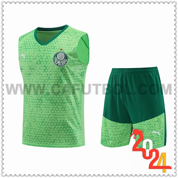 Camiseta Entrenamiento sin mangas Palmeiras Verde 2024 2025 -02
