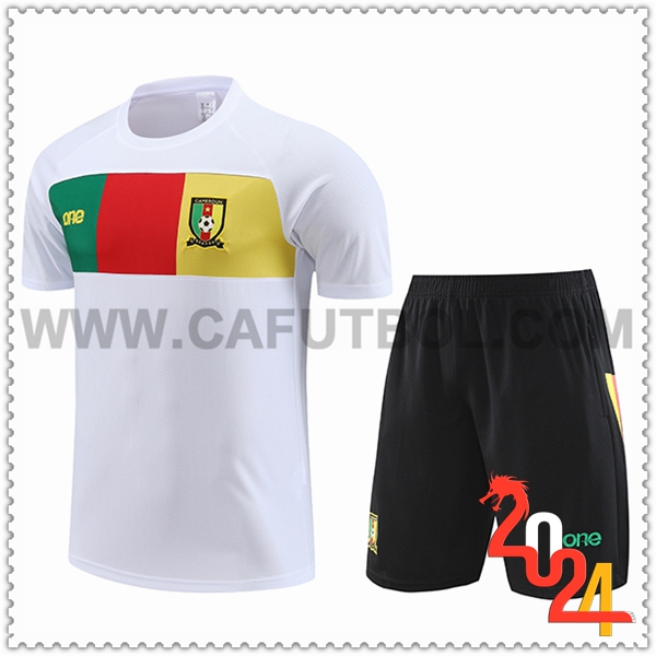 Camiseta Entrenamiento Camerún Blanco 2024 2025