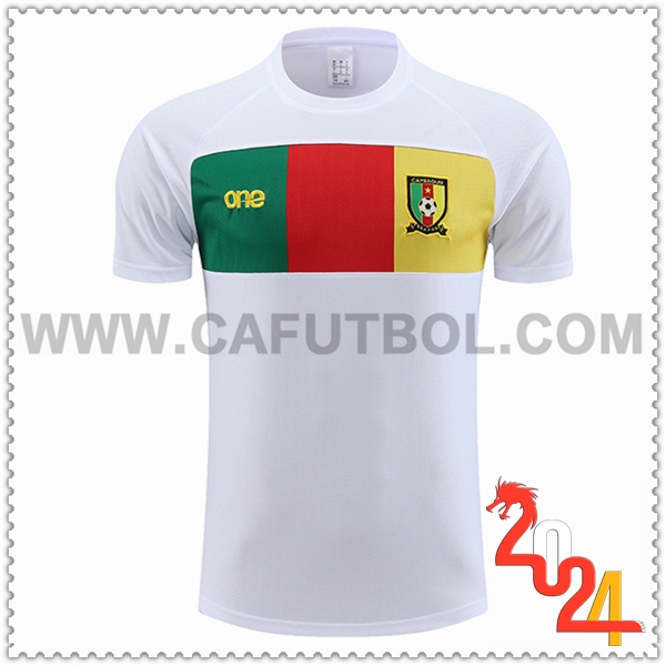 Camiseta Entrenamiento Camerún Blanco 2024 2025
