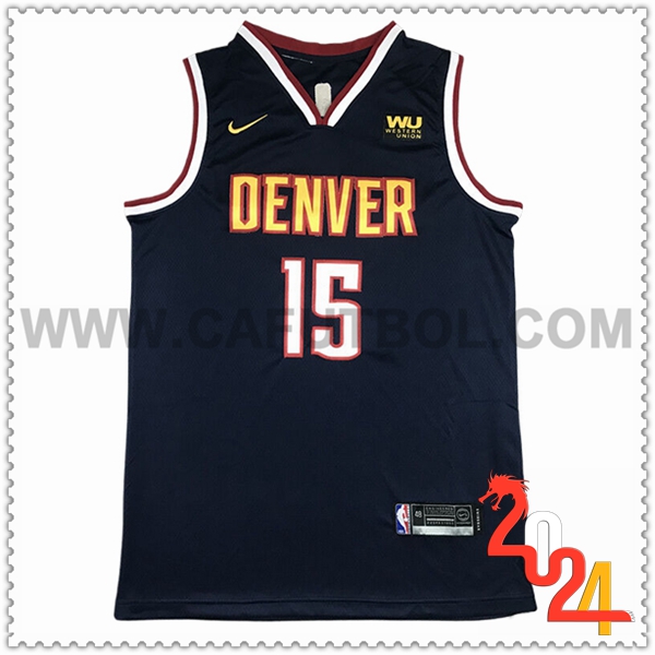 Camisetas NBA Denver Nuggets (JOKIĆ #15) 2024/25 Azul Oscuro