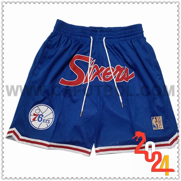 Cortos NBA Philadelphia 76ers 2024/25 Azul/Rojo -03