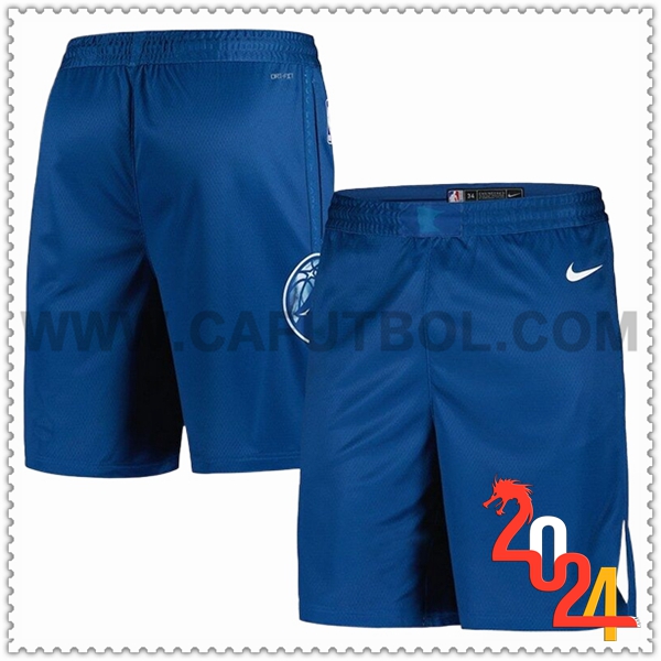 Cortos NBA Minnesota Timberwolves 2024/25 Azul -04