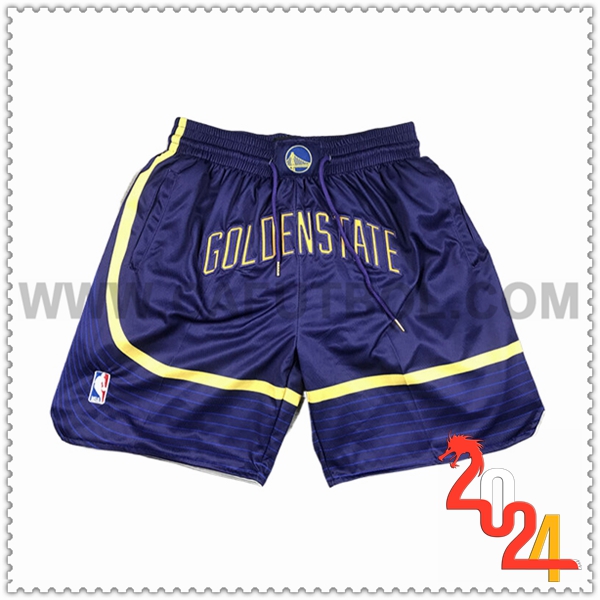 Cortos NBA Golden State Warriors 2024/25 Violeta/Amarillo