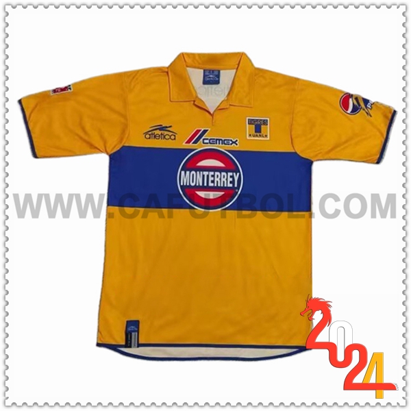 Primera Camiseta Retro Tigres UANL 2003/2004
