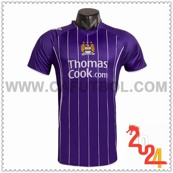 Segunda Camiseta Retro Manchester City 2007/2008